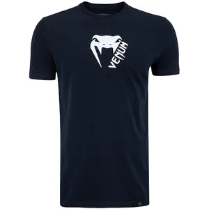 Camiseta Masculina Venum Manga Curta Basic Light Blue Navy