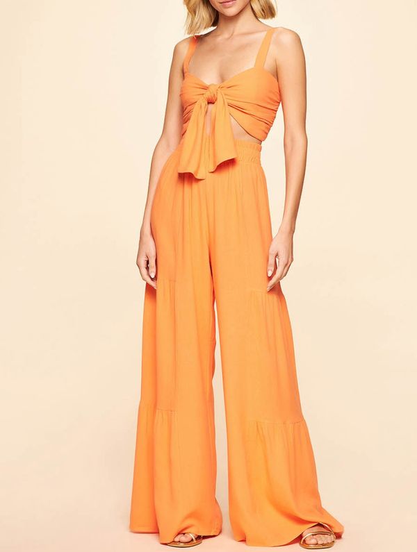Top Liso Linho Sol CITRUS NEON G