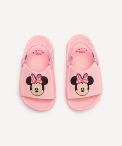 chinelo infantil minnie rosa claro 22