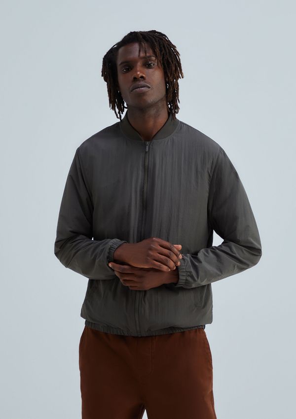 Jaqueta Básica Masculina Bomber Corta Vento - Verde P