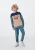Conjunto De Moletom Infantil Menino Com Estampa - Verde 005