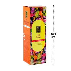 Incensos Zed Black Mil Flores 142 - Kashimir