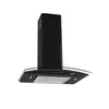 Coifa de Parede Clean Vidro Curvo Black 60cm Nardelli Preto / 220 V