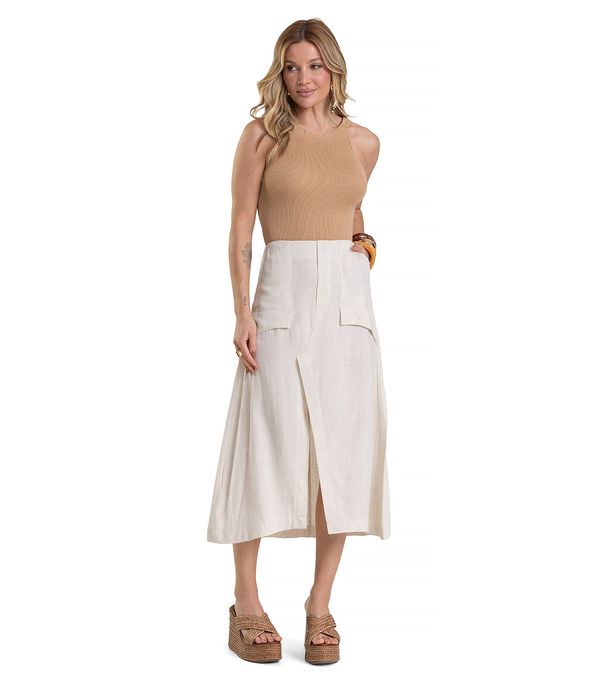 Regata Feminina Tricot Canelado Toque Macio Dianna Marrom PP