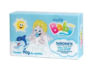 Sabonete Em Barra Muriel Baby Menino 90G