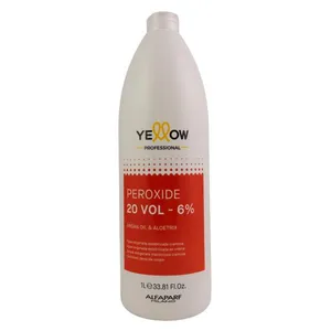 Agua Oxigenada Yellow Estabilizada Cremosa 20 Volume 1 Litro