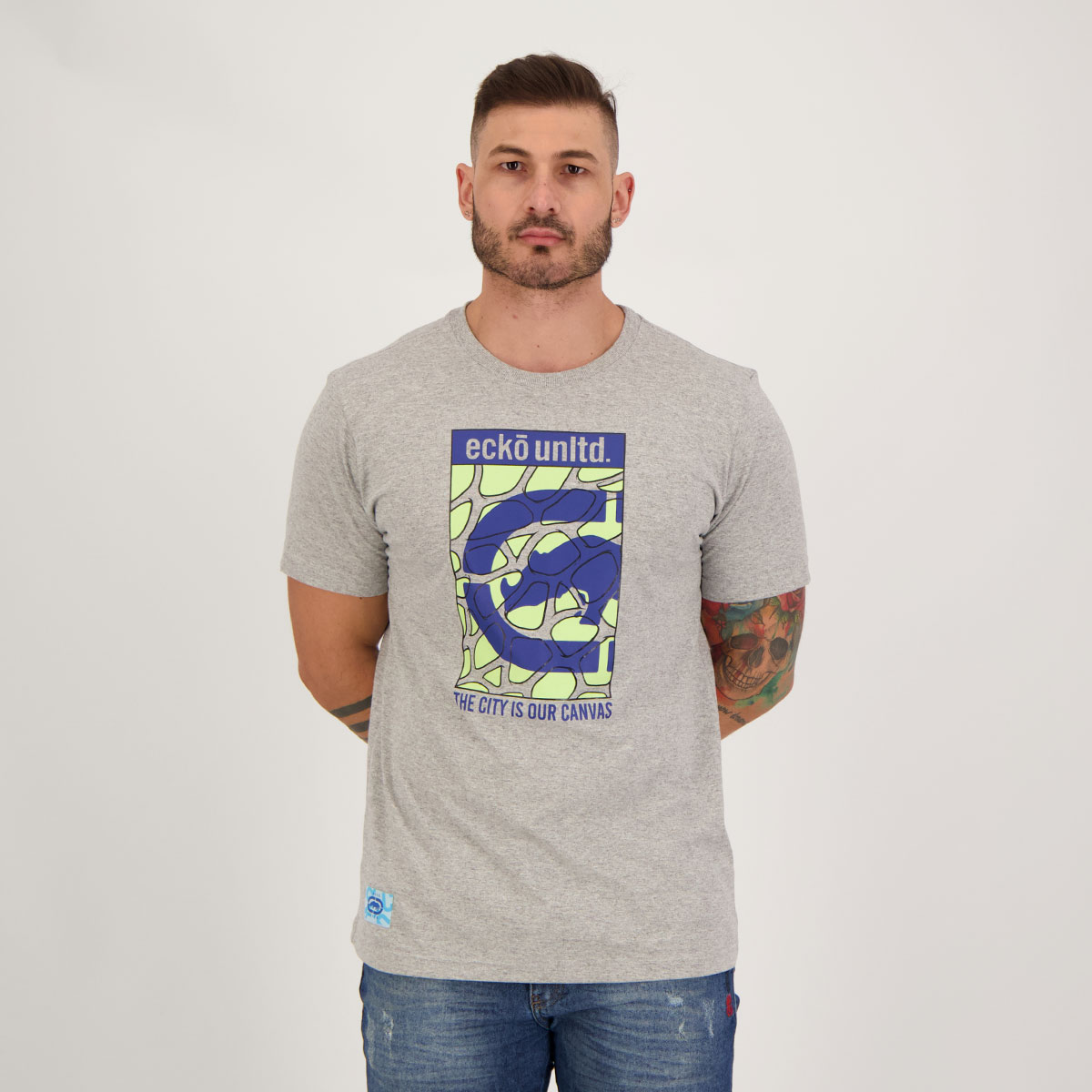 Camiseta Ecko Diy Cinza