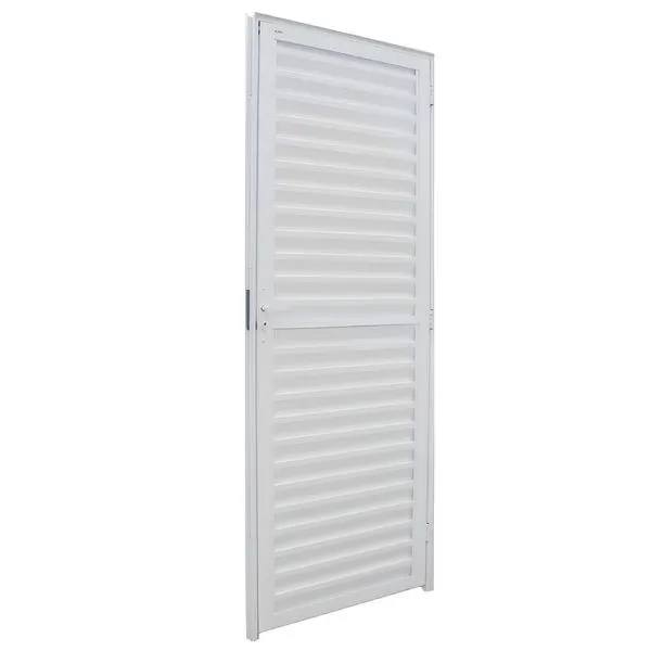 Porta Lamela Branca Esquerda 210x80cm - 1462 - JANELLOT