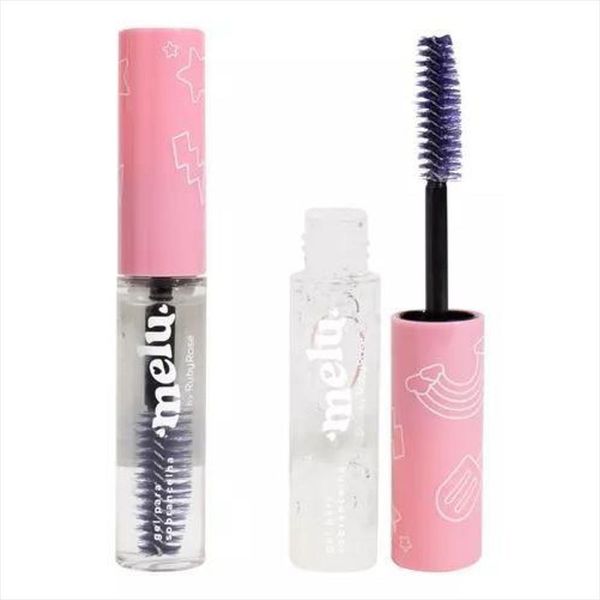 Kit Ruby Rose Gel Sobrancelha Melu+delineador Dark Brown