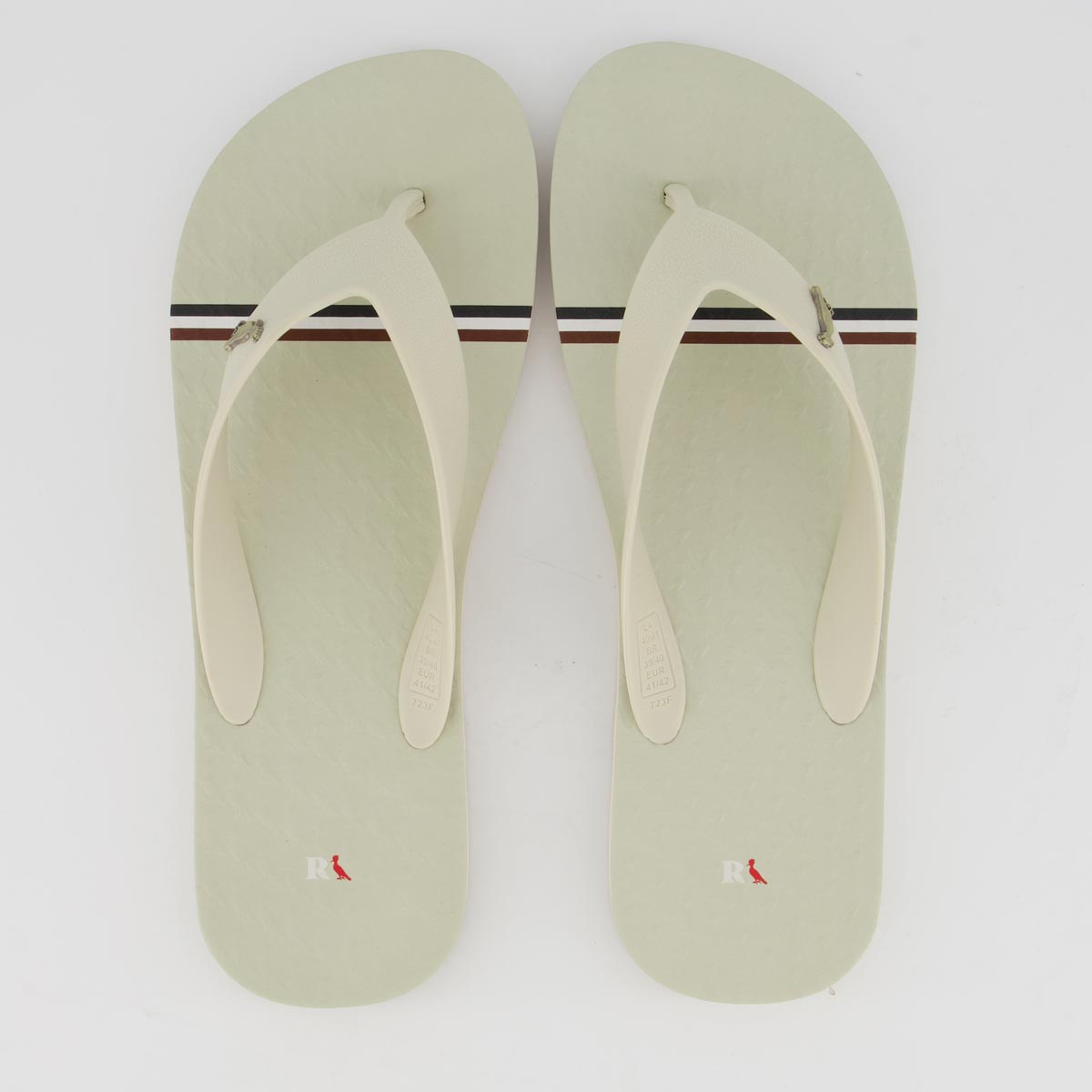 Chinelo Reserva Trancoso Bege Listrado