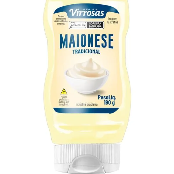 Maionese Tradicional Virrosas 190g