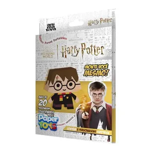 Paper Toys Harry Potter Caixa Com 3 Personagens de Papel Colecionáveis Surpresa 10657 - Animativa