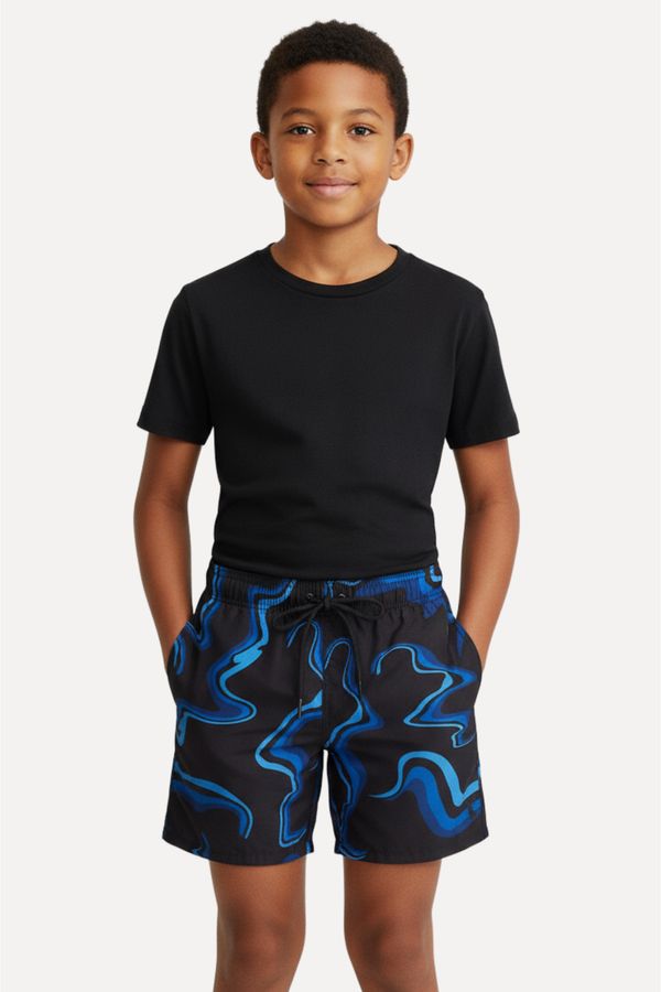 Short Mini Praia Blue Thunder Preto - 18