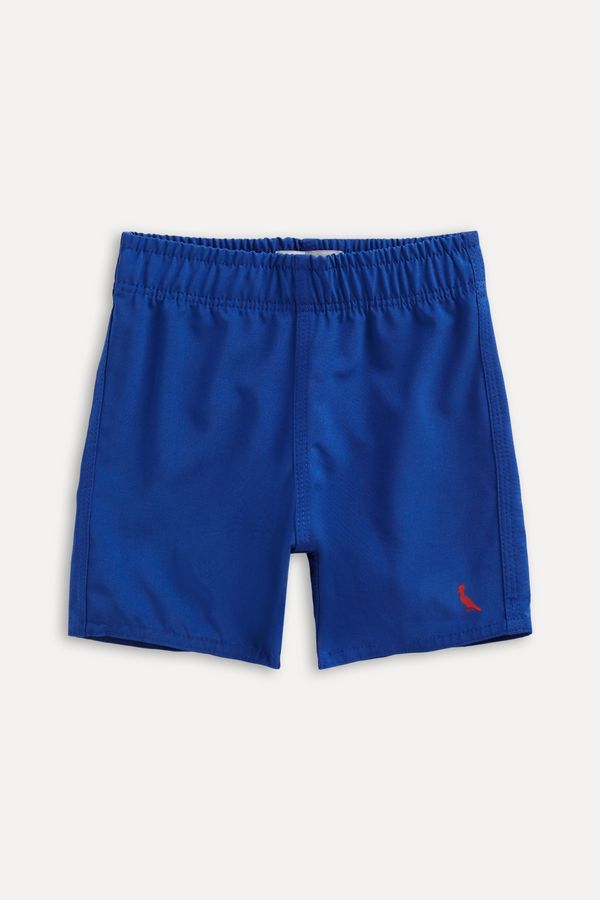 Short Bb Elastico Liso Azul Royal - P