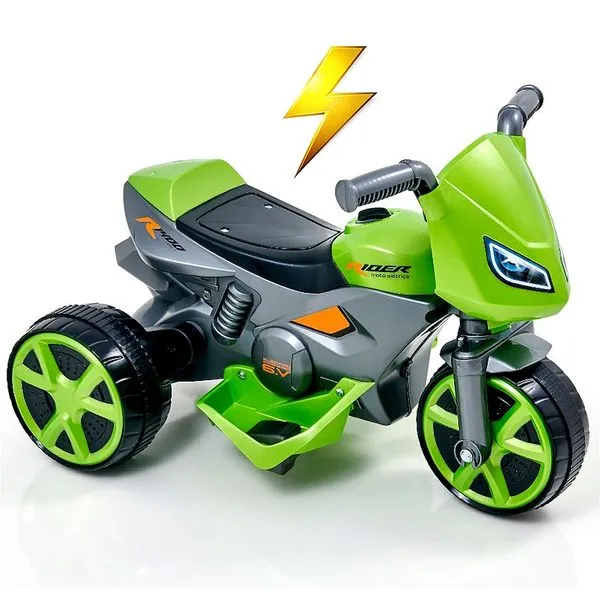 Moto Elétrica Recarregável Bivolt Acelera no Pedal Até 25kg