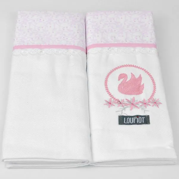 Kit Cueiros com 2 Unidades 80 x 80cm Rosa - 351505