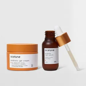 Kit Sérum Noturno + Gel Hidratante Facial com Probióticos (2 Produtos) Océane Kit Sérum Noturno + Gel Hidratante Facial com Probióticos (2 Produtos)