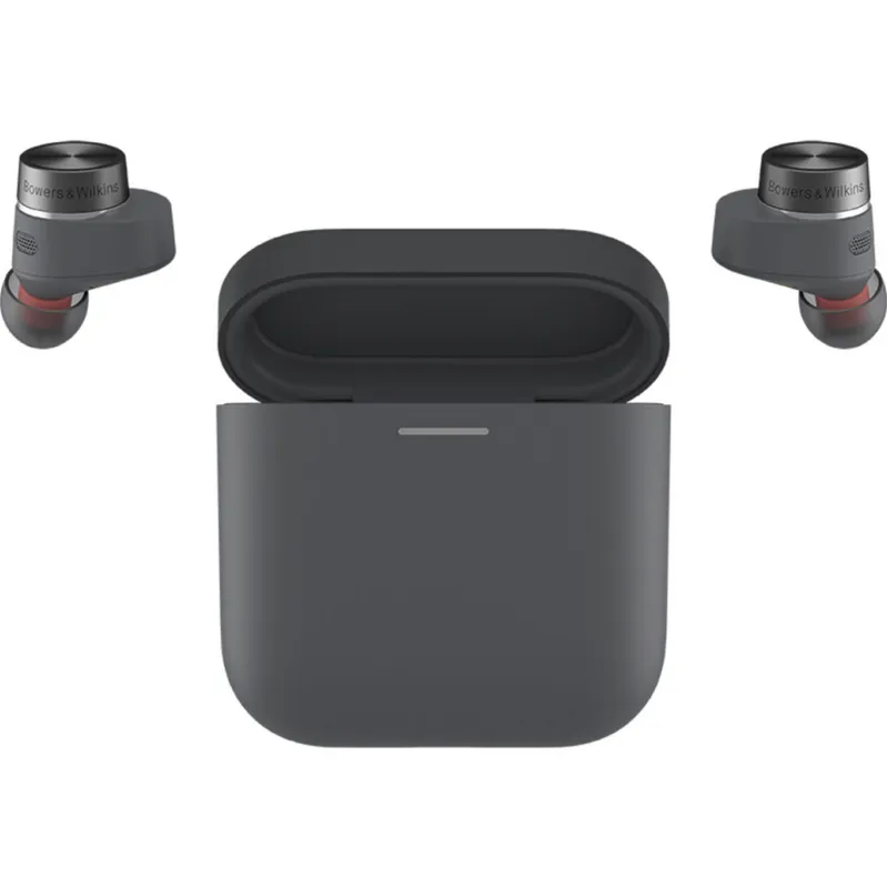 Fones de ouvido intra-auriculares sem fio Bowers &amp; Wilkins Pi5 S2 Noise-Canceling ( Storm Gray ) Garantia 90 dias