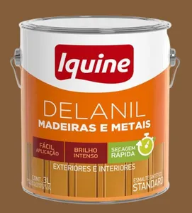 Esmalte Standard Sintético Alto Brilho Delanil 3L Esmalte Standard Sintético Alto Brilho Delanil Marrom Conhaque 3L