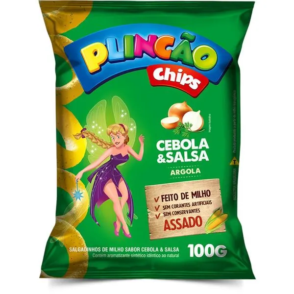 Chips PLINCAO Cebola e Salsa 100g