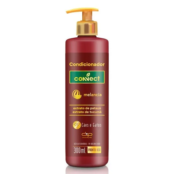 Condicionador Para Cães E Gatos Connect Melancia 300ml (MP)