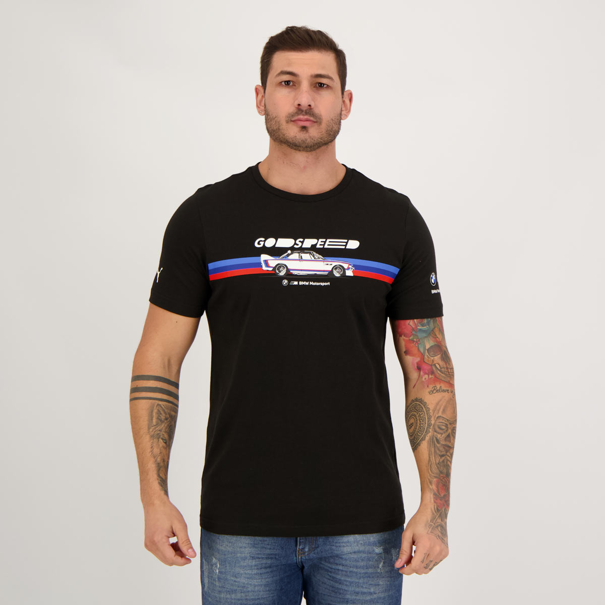 Camiseta Puma BMW Motorsport Car Graphic Preta