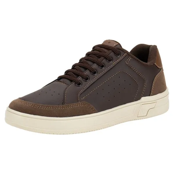 Sapatênis Masculino Confort Way 402501 CAFÉ 40