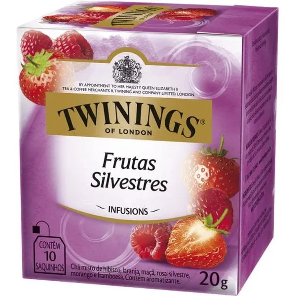 Chá Twinings Frutas Silvestres 10 Sachês CHA TWININGS 10SACHES FRUTAS SILVESTRES