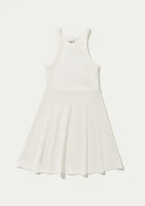 Vestido Infantil Curto Canelado - Off white 016