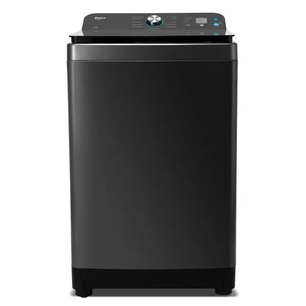 Máquina de Lavar Philco PLR14B 14kg Automática 12 Programas Titânio 220V Máquina de Lavar Philco PLR14B 14kg Automática Titânio 220V