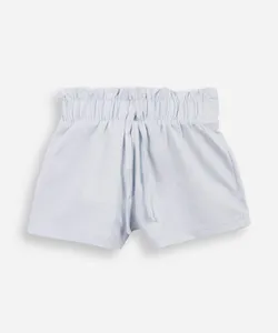short clochard infantil com glitter azul 2