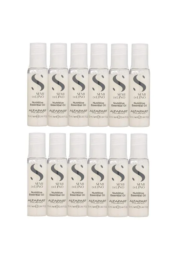 Kit Ampola Alfaparf Semi Di Lino Moisture Nutritive Essential Oil (12x 13ml)