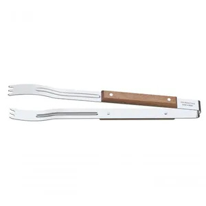Pegador Para Carne Tramontina Churrasco Com Lâmina Inox E Cabo De Madeira 47cm