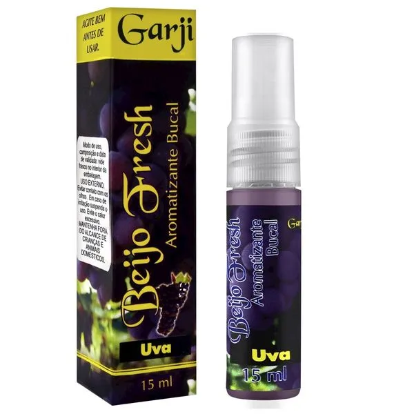 Aromatizante Bucal Beijo Fresh 15ml Garji Beijo Fresh Aromatizante Bucal 15ml Garji