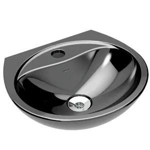 Lavatório Suspenso Way Preto Ls-30 - 7714043 - Lorenzetti Lavatorio Suspenso Way Preto Ls-30 Lorenzetti