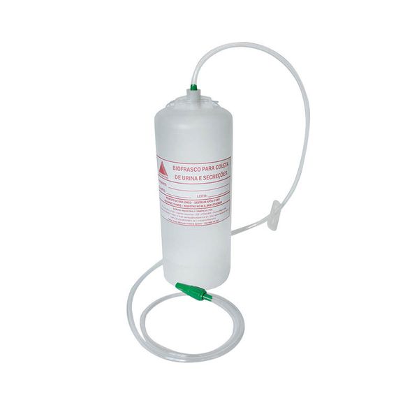 Coletor de Urina e Secreções Biobase Biofrasco Sistema Aberto 1200ml