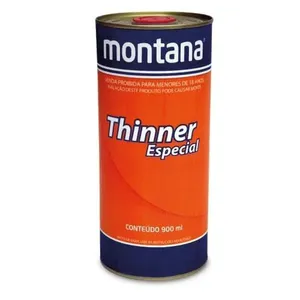 Thinner para Limpeza Thinner Especial Limpeza para Máquinas, Pistolas e Ferramentas de Pintura Pronto para Uso 900ML Thinner para Limpeza Thinner Especial Limpeza 900ML para Máquinas, Pistolas e Ferramentas de Pintura