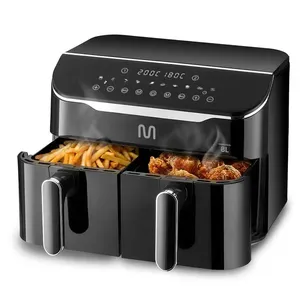 Fritadeira Air Fryer 8l Preta c/ 2 Gavetas 2500w-220v Multi - GO220 GO220