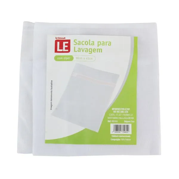 Saco para Lavar Roupa Le Branco 38cmx45cm