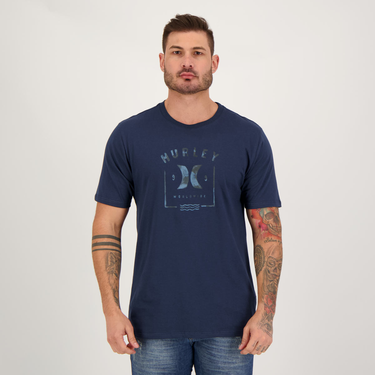 Camiseta Hurley Acqua Marinho