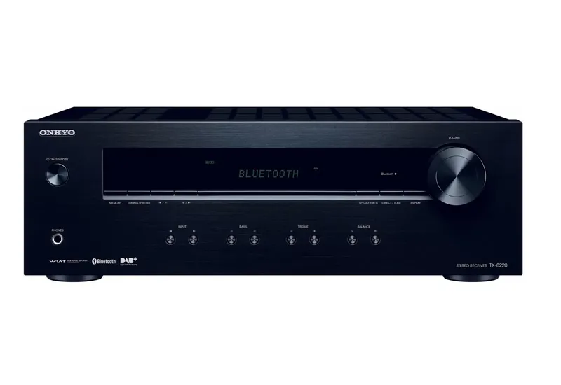 220v - Onkyo TX-8220 Receiver Estéreo Saída Subwoofer Bluetooth Entrada Phono - 220V