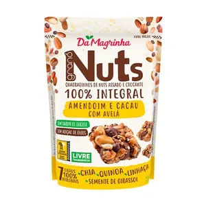 Grano Nuts Integral Amendoim e Cacau 35g - Da Magrinha
