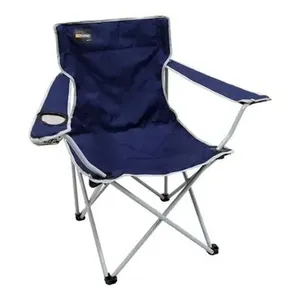Cadeira Dobrável para Camping Alvorada com Porta Copo e Bolsa de Transporte Azul Nautika Cadeira Dobrável para Camping Alvorada com Porta Copo Azul Nautika