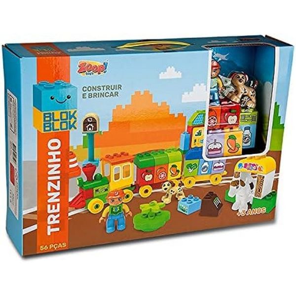 BLOCOS DE CONSTRUÇÃO TRENZINHO - ZOOP TOYS