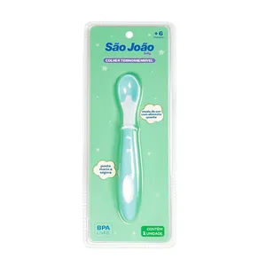 Colher São João Baby Termossensível Azul COLHER SAO JOAO BABY TERMOSSENSIVEL AZUL