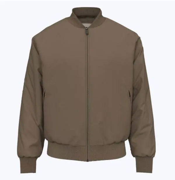 Jaqueta Calvin Klein Bomber Slim - Caqui Medio Jaqueta Calvin Klein Bomber Slim Caqui Medio g