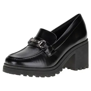 Mocassim Feminino Salto Grosso Quiz - 631968 PRETO 39