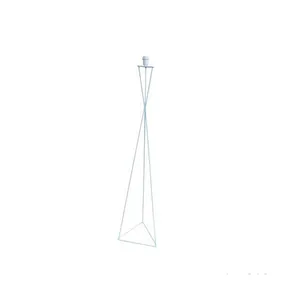 Base para abajur triangular Click 130cm branca LS Ilumina