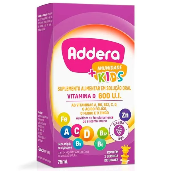 Addera + Imunidade Kids 600UI 75ml