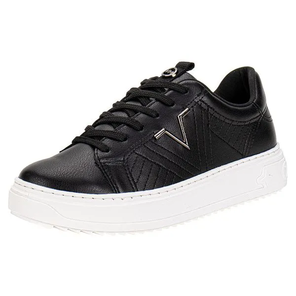 Tênis Feminino Causal Via Marte 055003 PRETO 33